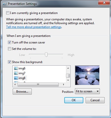 Presentation mode - new Presentation mode - new